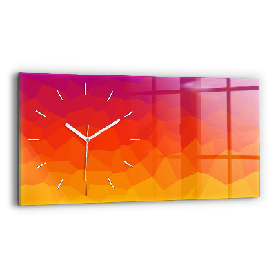 Horizontal wall clock Sunrise