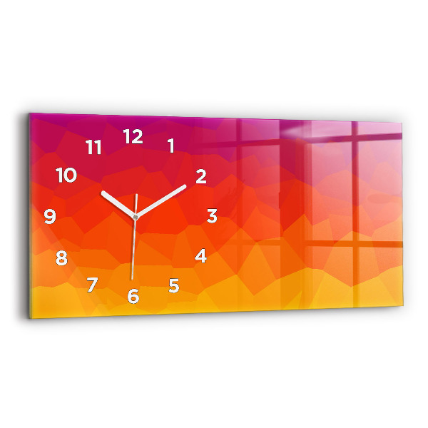 Horizontal wall clock Sunrise
