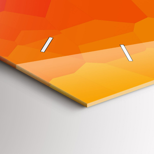 Horizontal wall clock Sunrise