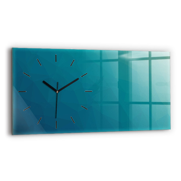 Horizontal wall clock Sea abstraction
