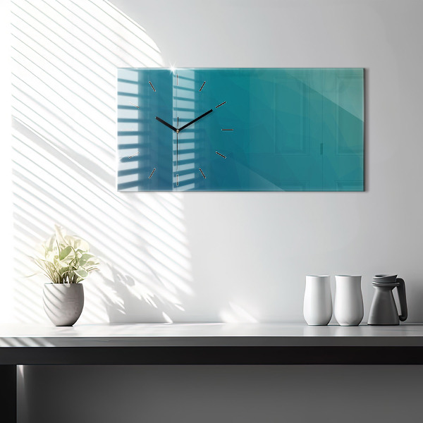 Horizontal wall clock Sea abstraction