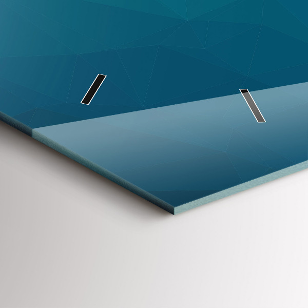 Horizontal wall clock Sea abstraction