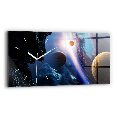 Horizontal wall clock Great Galaxy