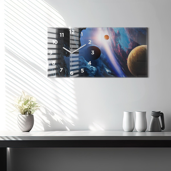 Horizontal wall clock Great Galaxy