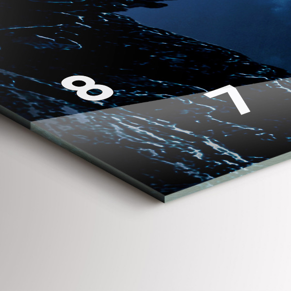 Horizontal wall clock Great Galaxy