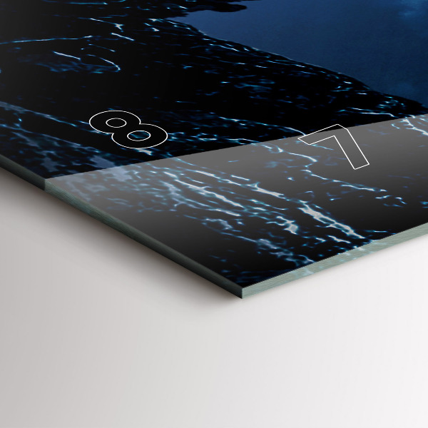 Horizontal wall clock Great Galaxy