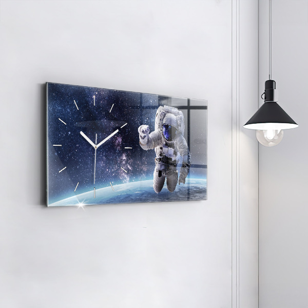 Horizontal wall clock Astronaut