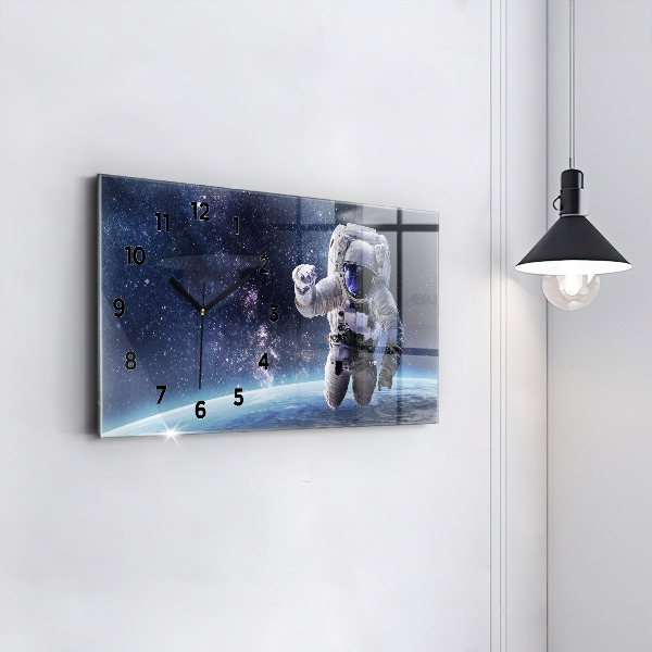 Horizontal wall clock Astronaut