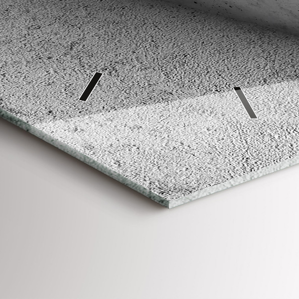 Horizontal wall clock Abstraction triangles