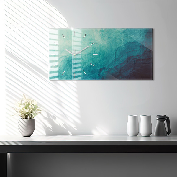 Horizontal wall clock Abstraction depth