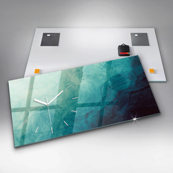 Horizontal wall clock Abstraction depth