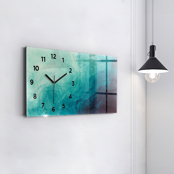 Horizontal wall clock Abstraction depth
