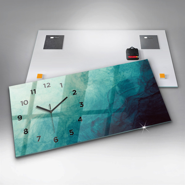 Horizontal wall clock Abstraction depth