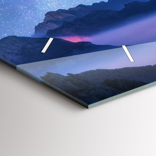 Horizontal wall clock Milky Way