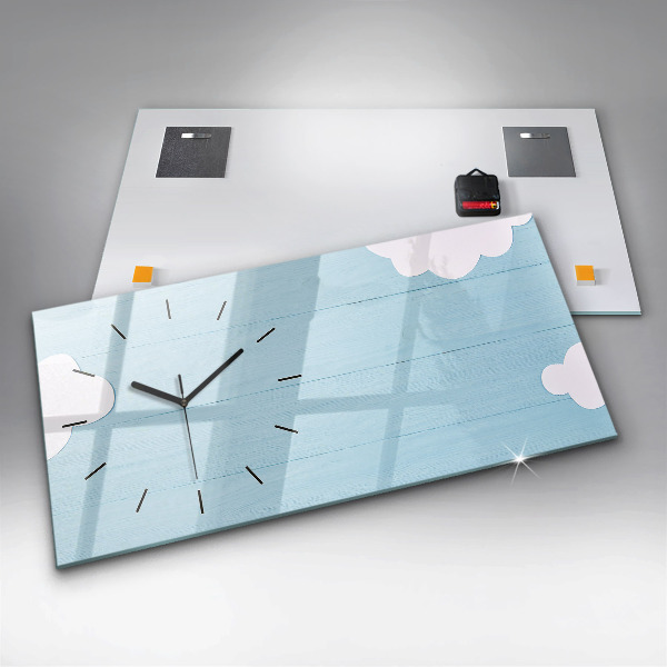 Horizontal wall clock Children's board