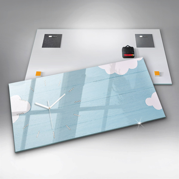 Horizontal wall clock Children's board