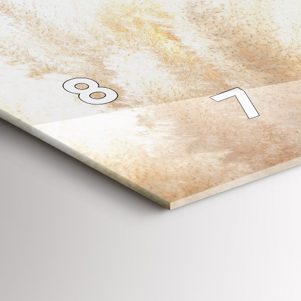 Horizontal wall clock Cereal abstraction