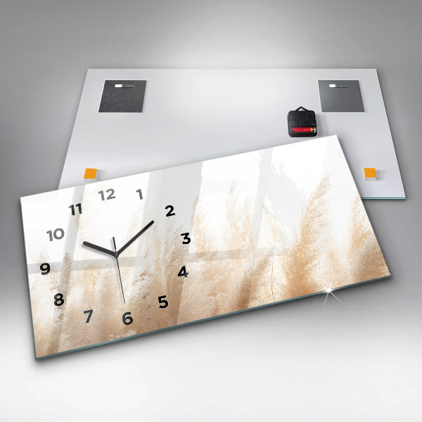 Horizontal wall clock Cereal abstraction