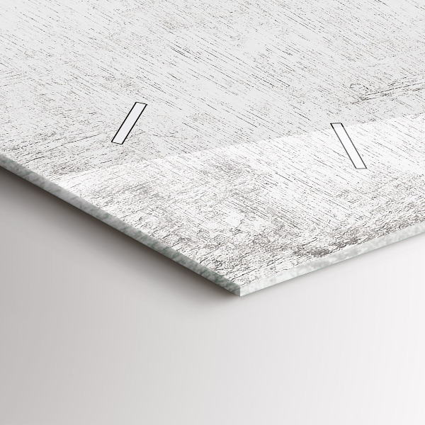 Horizontal wall clock Ornamental plants