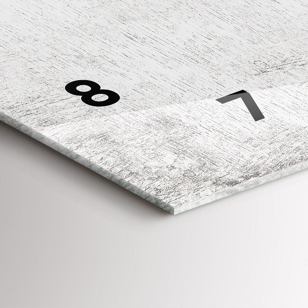 Horizontal wall clock Ornamental plants