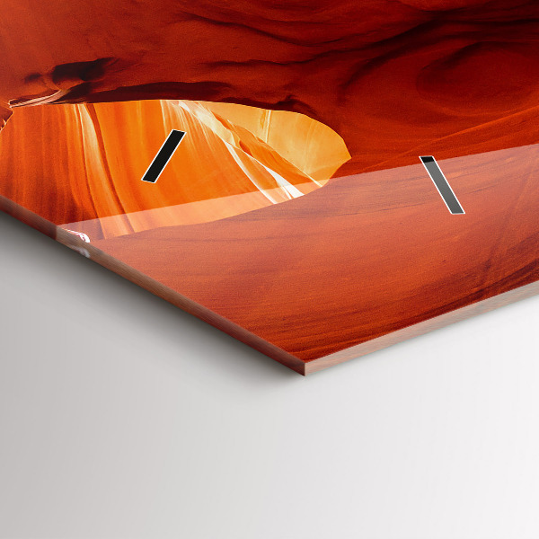 Horizontal wall clock Canyon