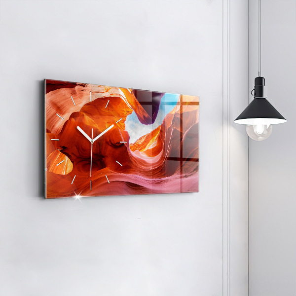 Horizontal wall clock Canyon