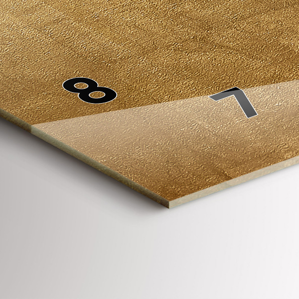 Horizontal wall clock Decorative canvas