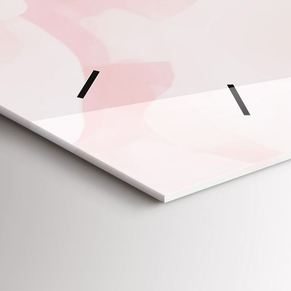 Horizontal wall clock Blooming roses