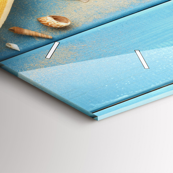 Horizontal wall clock Beach accessories