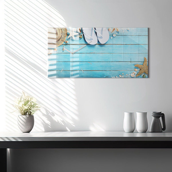 Horizontal wall clock Holiday accessories