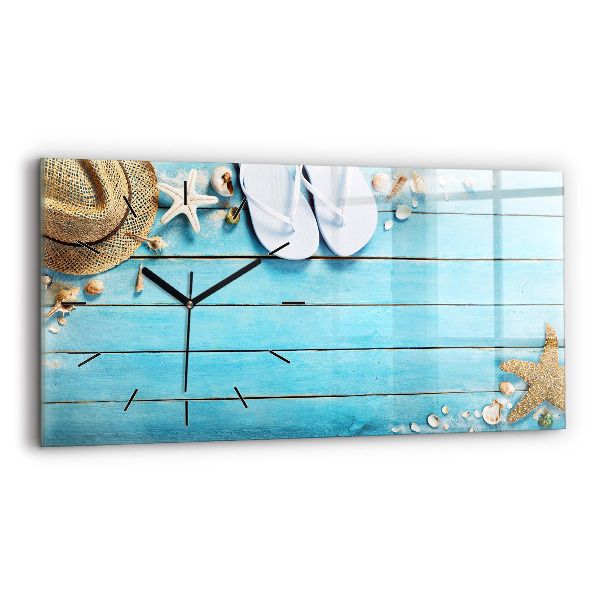 Horizontal wall clock Holiday accessories