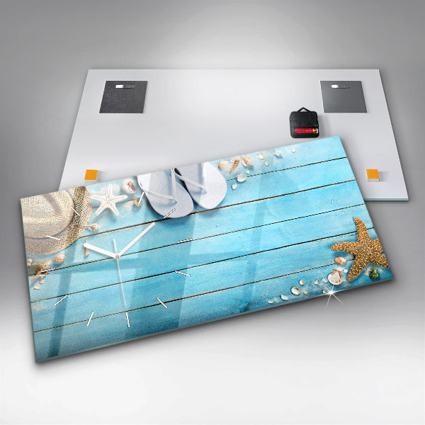 Horizontal wall clock Holiday accessories