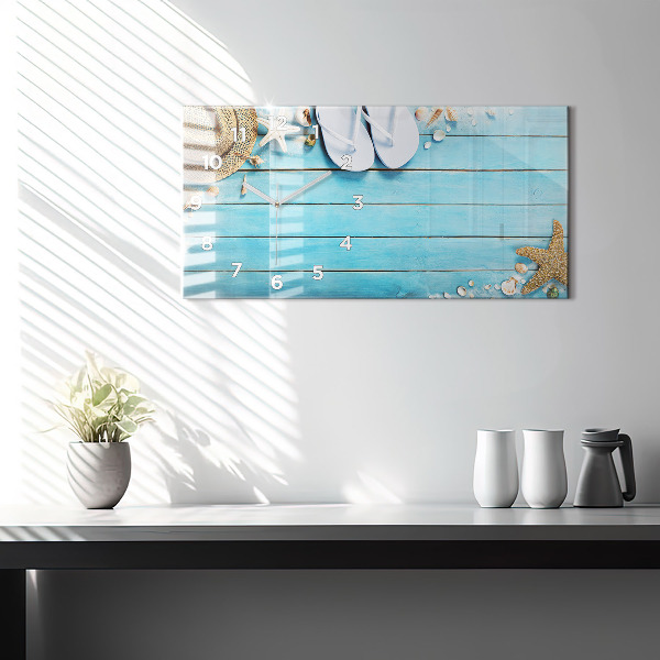 Horizontal wall clock Holiday accessories