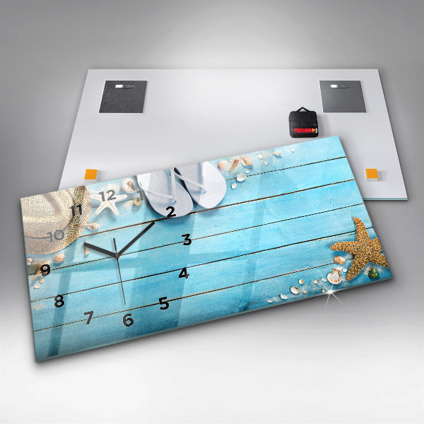 Horizontal wall clock Holiday accessories