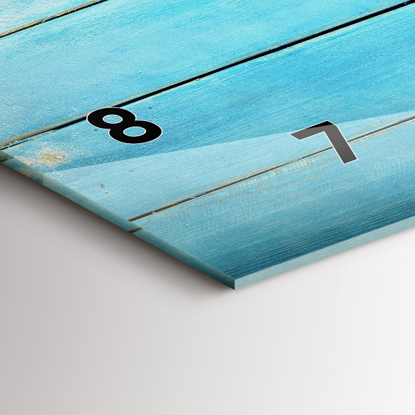 Horizontal wall clock Holiday accessories