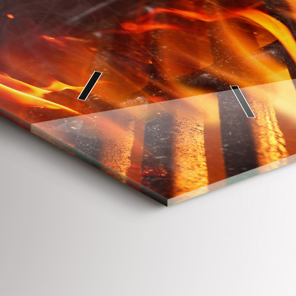 Horizontal wall clock Grill