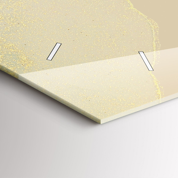 Horizontal wall clock Elegant abstraction