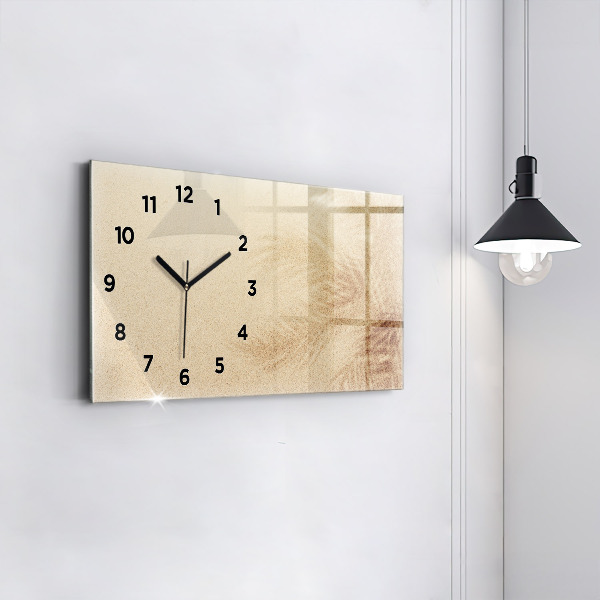 Horizontal wall clock Summer accessories