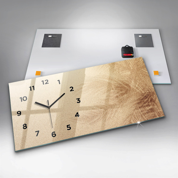 Horizontal wall clock Summer accessories