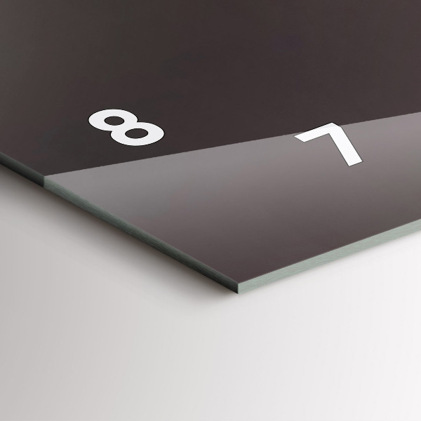 Horizontal wall clock A glass of red wine