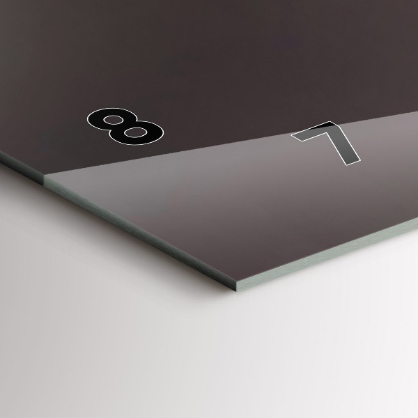 Horizontal wall clock A glass of red wine