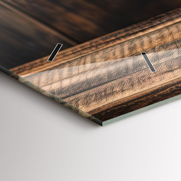 Horizontal wall clock A cup of coffee