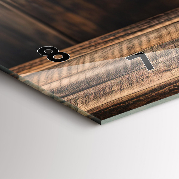 Horizontal wall clock A cup of coffee