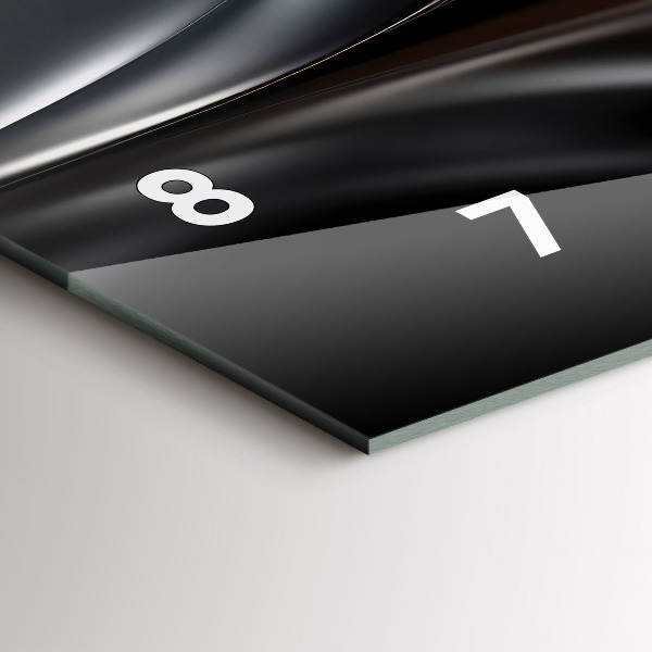 Horizontal wall clock Abstraction