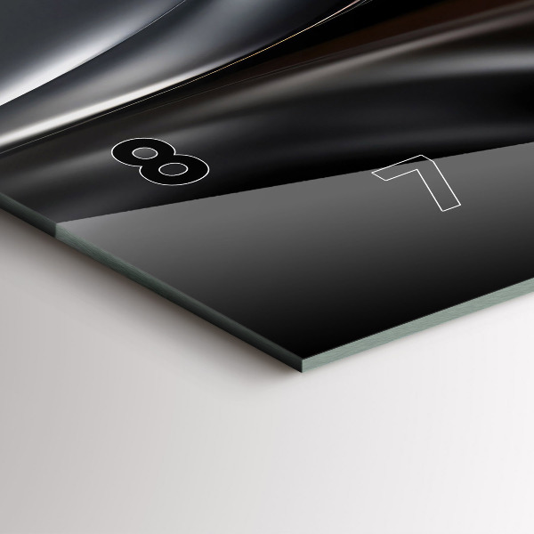 Horizontal wall clock Abstraction