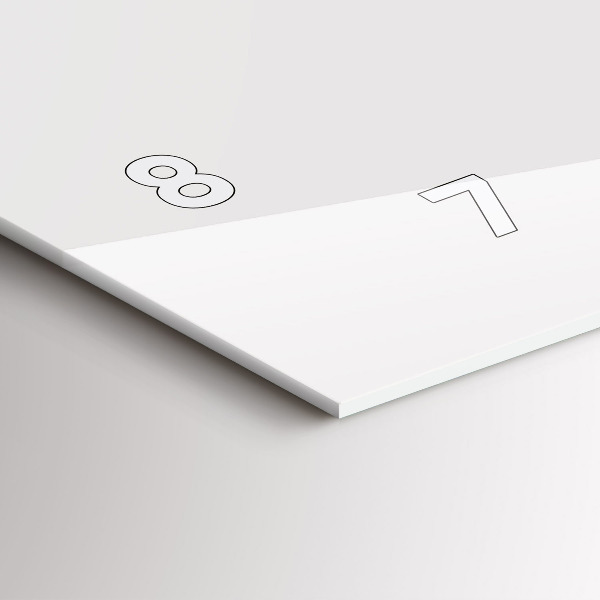 Horizontal wall clock Moon Phases and the Eye