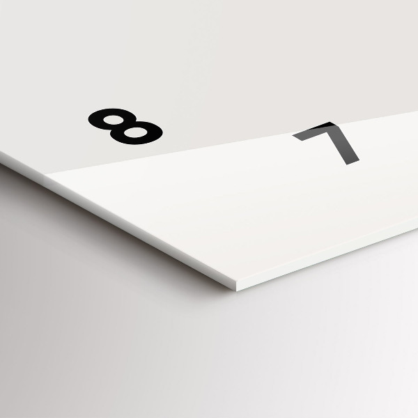 Horizontal wall clock Moon phases