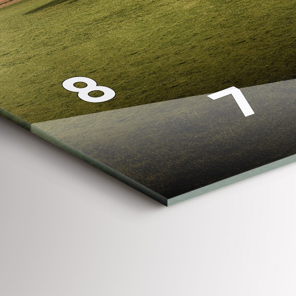 Horizontal wall clock Stonehenge Nimbostratus