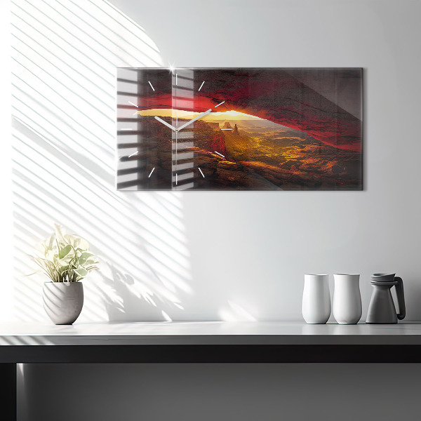 Horizontal wall clock Grand Canyon Arizona