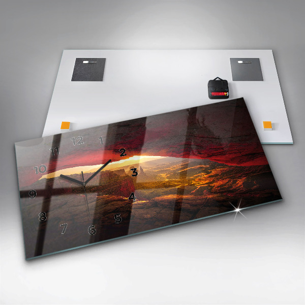 Horizontal wall clock Grand Canyon Arizona